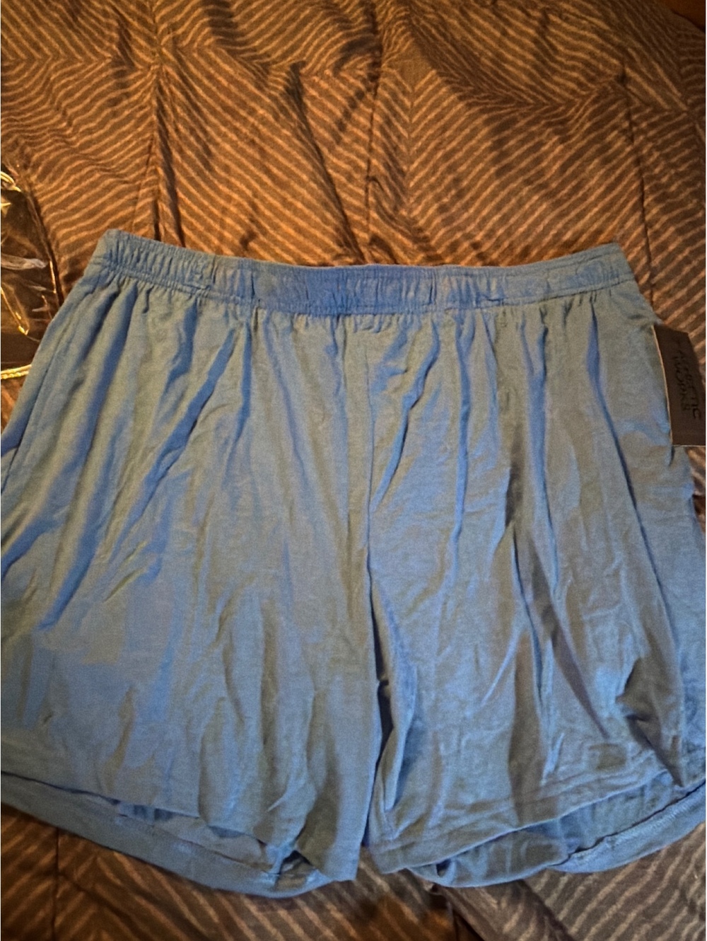 Athletic Works Men's Light Blue Athletic Shorts XL